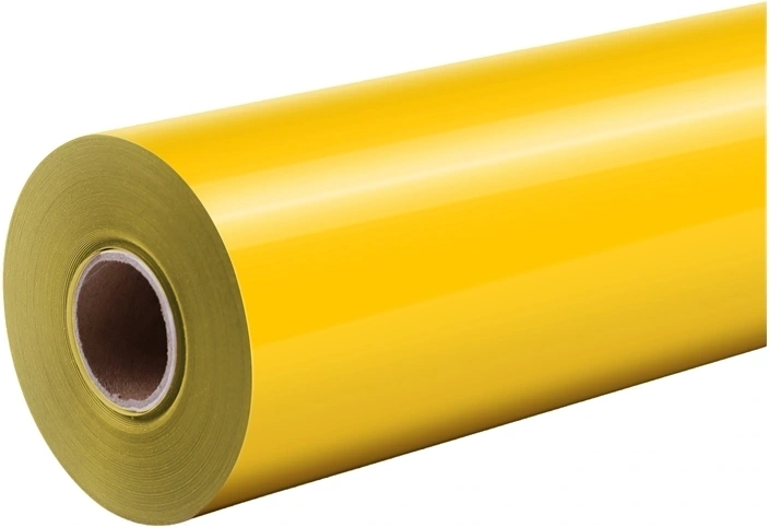 HTVRONT Pure film de transfert thermique 30,5 cm × 1,8 m jaune