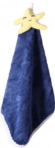 Jolie serviette de cuisine - bleu foncé