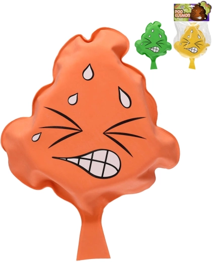 Coussin péteur POO avec visage - 1 pièce