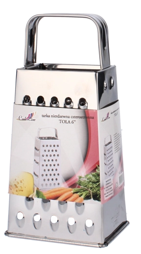 Râpe inox à quatre faces Tola 17,5 cm