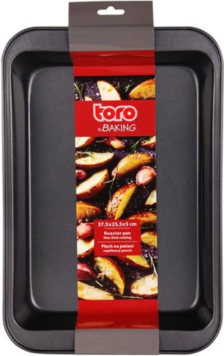 Plat à rôtir Toro en acier au carbone avec revêtement antiadhésif 37,5 × 25,5 cm