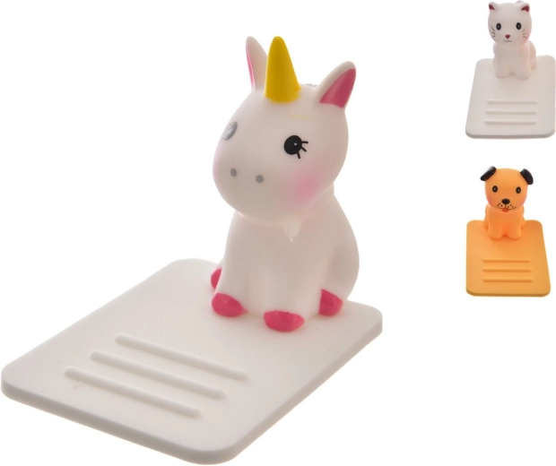 Support de téléphone en plastique (UH) motif animal – 3 variantes
