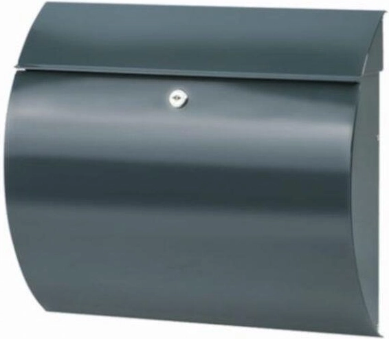 Boîte aux lettres Toscana anthracite en acier galvanisé 330 × 360 × 100 mm