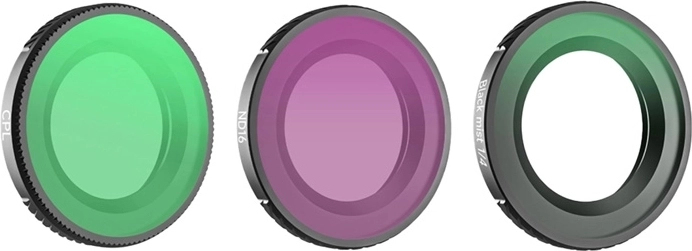 Sunnylife ensemble de filtres 1/4" pour DJI Osmo Nano – Black Mist, CPL et ND16