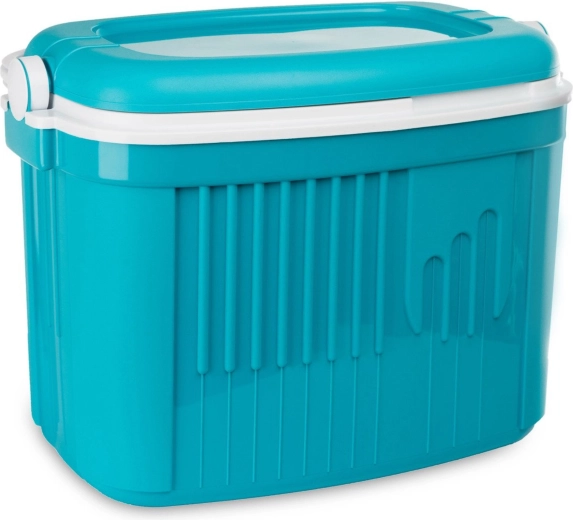 Sac isotherme de randonnée 42 L KAMAI ICEBERG, turquoise avec poignée blanche