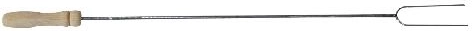 Pique métallique universel avec poignée en bois 95 cm