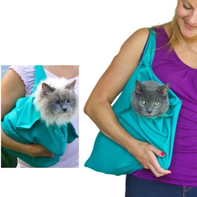 Sac de transport pour chien et chat - bleu