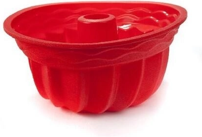 Moule en silicone pour kouglof CULINARIA rouge 24 cm