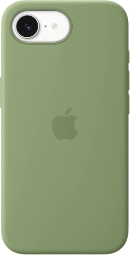 Coque en silicone avec MagSafe pour iPhone 17e – mousse claire