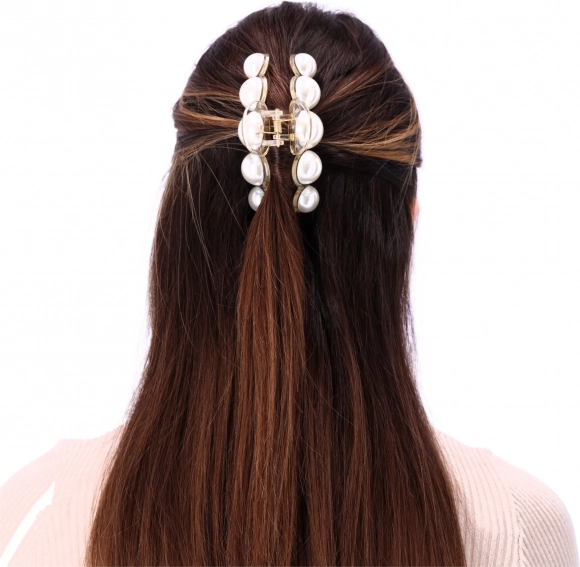 Barrette à perles