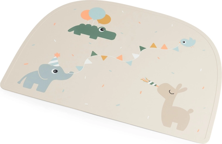 Set de table en silicone Done by Deer Celebration sable