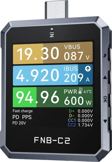 Testeur USB FNIRSI FNB-C2