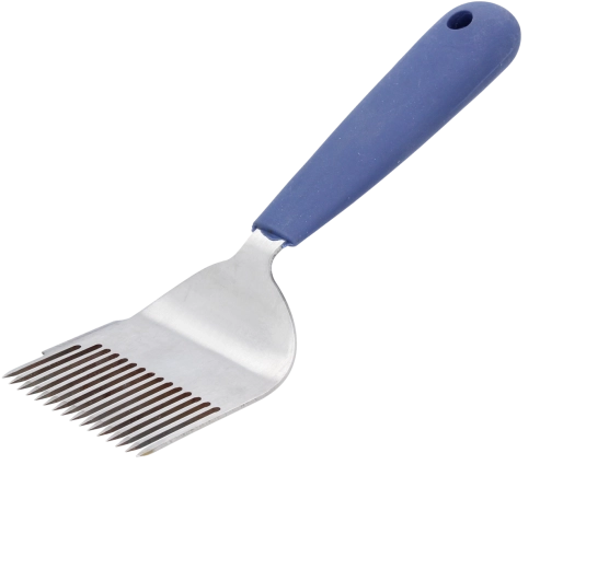 Fourche à désoperculer le miel avec manche en caoutchouc 7 cm