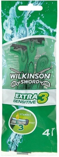 Wilkinson Extra 3 Sensitive rasoir jetable (4 pcs)