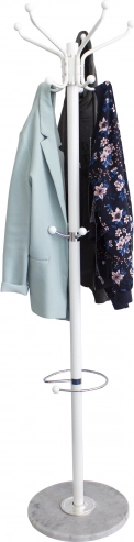 Porte-manteaux vêtements parapluies marbre