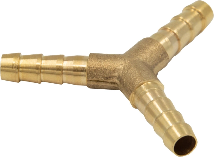 Raccord en Y pour tuyau 6 mm en laiton