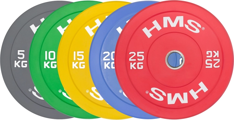 Disque bumper coloré HMS 5 kg