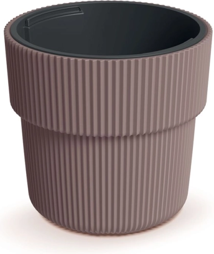 Cache-pot avec insert Milly 29,9 cm marsala