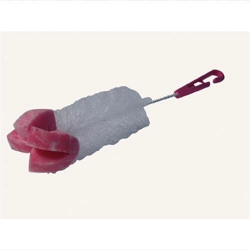 Brosse à bouteilles avec embout en mousse 6 cm