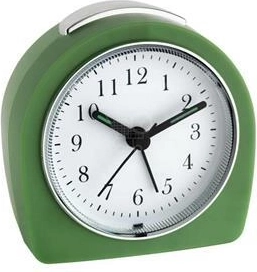 Réveil rétro analogique TFA avec rétroéclairage, vert