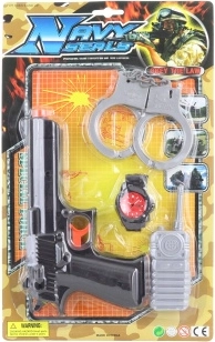 Set de police avec talkie-walkie pour enfants