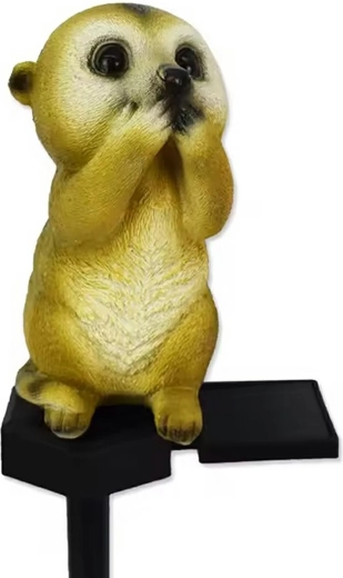 Lampe solaire de jardin Zd50u en forme de marmotte Swistak