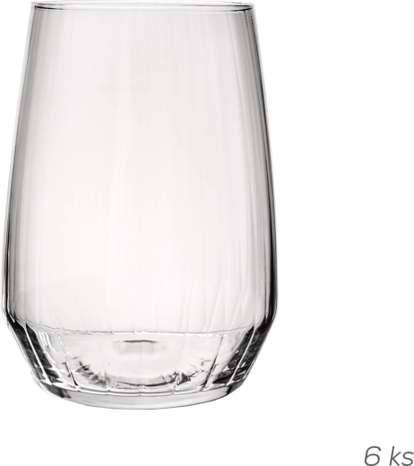 Verres Carre Optics 0,49 l, 6 pcs