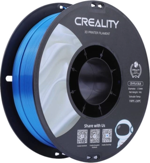 Filament Creality CR-PLA Silk 1,75 mm bleu