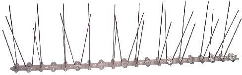 Pointes anti-pigeons en acier inoxydable 50 × 10 cm