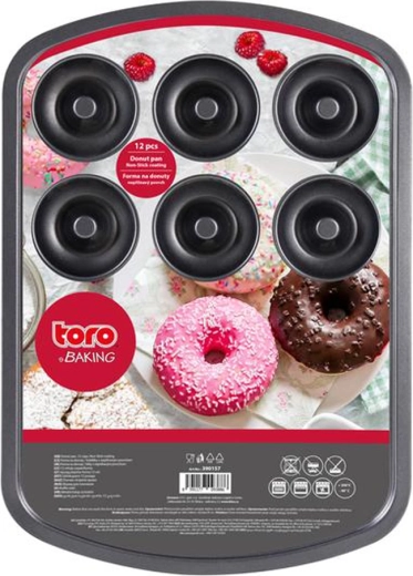 Moule à donuts TORO 12 pcs 40 × 28 cm