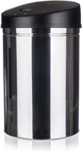 Poubelle sans contact SENZO 30 l ronde en inox