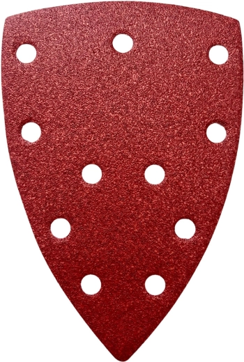 Disque abrasif auto-agrippant 100 × 150 × 150 mm, grain 100, 11 trous (lot de 5)