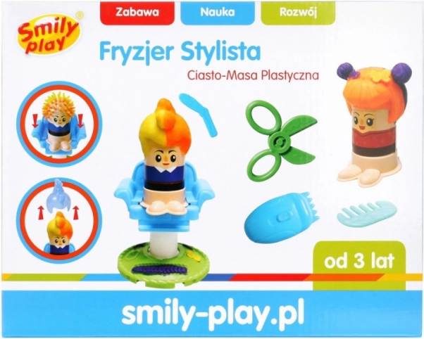 Set de coiffure en pâte à modeler pour enfants
