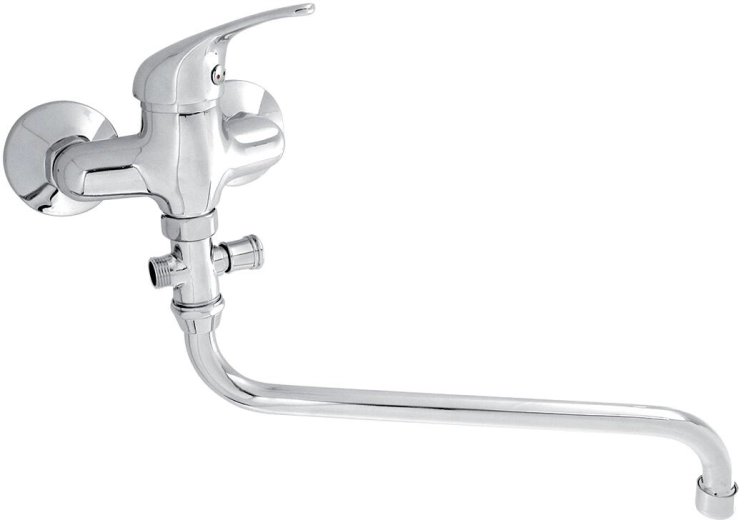 Mitigeur bain mural TITANIA IRIS, chrome, bec 330 mm