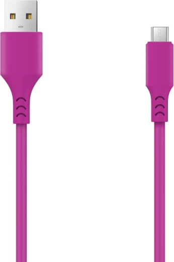 Setty câble USB–microUSB 1 m, 2 A, violet
