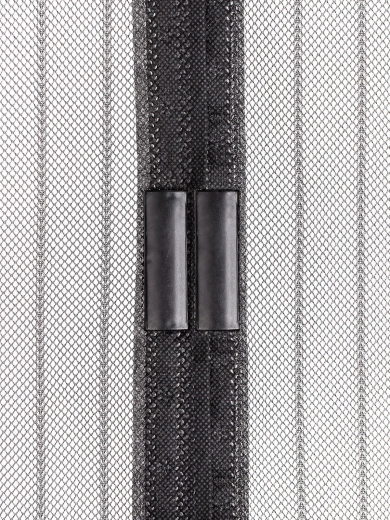 Moustiquaire magnétique pour porte 100 × 210 cm, noire