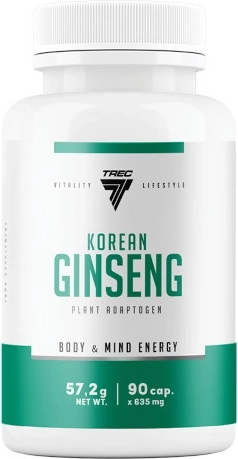 Trec ginseng coréen – extrait de Panax ginseng, 90 gélules