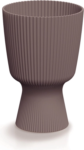 Cache-pot Milly Round 14,6 cm marsala