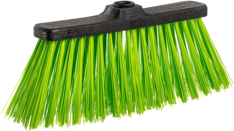 Balai 27 cm avec fibres PET 11 cm et filetage grossier