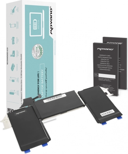 Batterie Movano A1965 pour Apple MacBook Air 13 (A1932, A2179) 4379 mAh