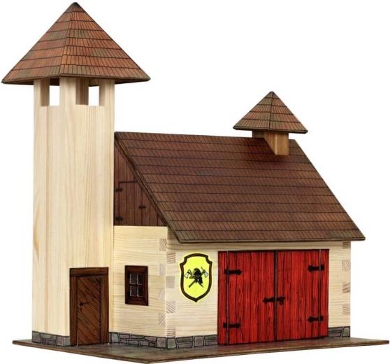 Walachia kit de construction en bois à assembler La caserne des pompiers
