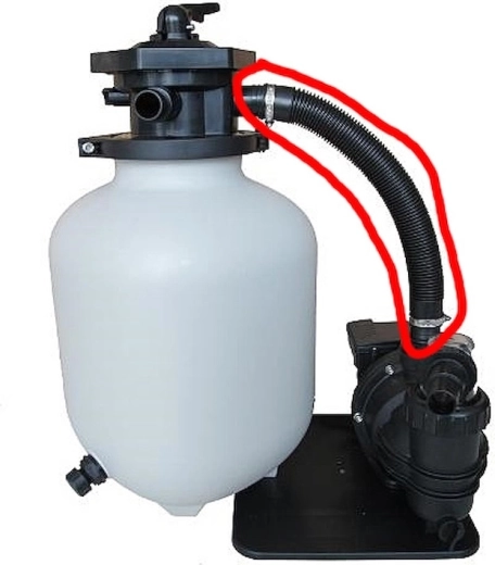 Tuyau de raccordement pour filtration ProfiStar 6 (48 cm)