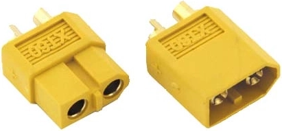 Paire de connecteurs d’alimentation XT60 (prise + fiche)