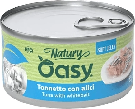 Oasy Natury Soft Jelly – thon avec anchois 85 g