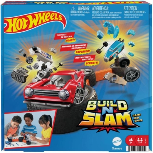 Hot Wheels Jeu Construis et Fais Exploser les Voitures HLX91