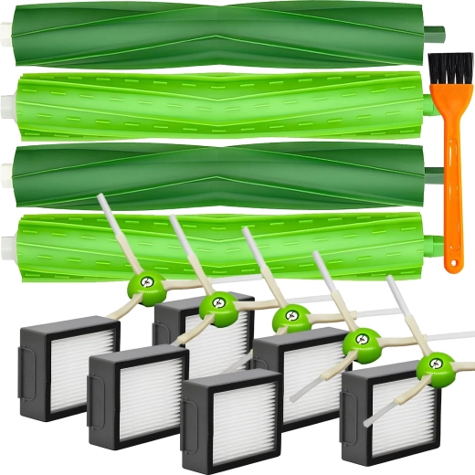 Kit de brosses et de filtres HEPA pour iRobot Roomba e4–e7, i3–i8 et j7