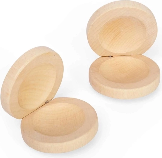 Castagnette Bigjigs Toys en bois naturel