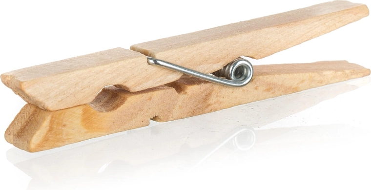 Pinces à linge en bois – lot de 24 pièces