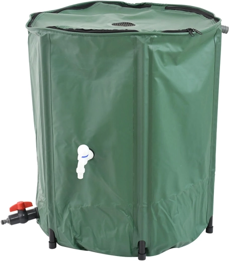 Tonneau pliable pour eau de pluie 200 L en PVC