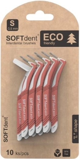 Brossettes interdentaires Softdent ECO 0,5 mm (S)